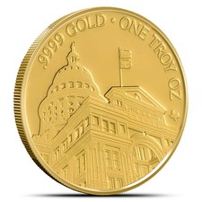 2025 1 oz Texas Mint State Capitol Gold Round (New) 4729.96 per troy oz