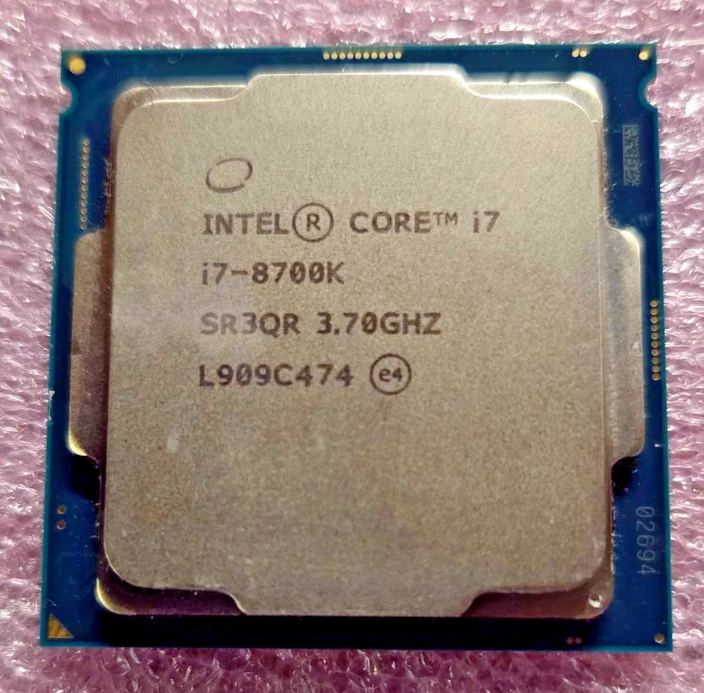 Intel Core i7-8700K Processor Model Computer Processors LGA 1151