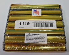 Ettore 1119 Master Brass Clipped Squeegee Channel W/Rubber Size 6 (Pack of 12)