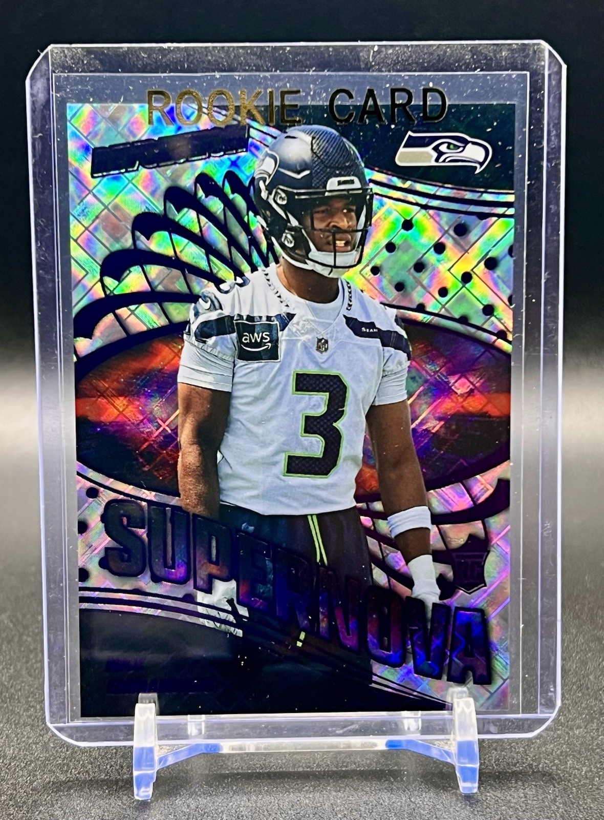 2025 Panini Revolution Nick Emmanwori rookie card Supernova Cosmic #/20