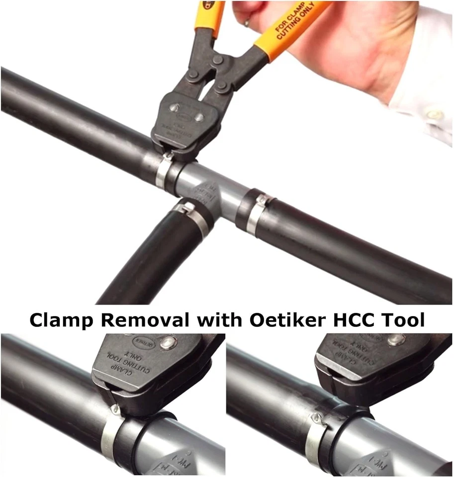 Braçadeiras Oetiker de 1 orelha sem aço inoxidável – Mangueira automática/marinha – Vários tamanhos - Imagem 2 de 4