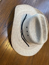 Justin 20X Straw Western Cowboy Hat Size 7 1/4 58 Milano Hat Co Excellent Cond