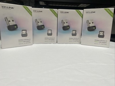 Lot Of 4 -TP-LINK TLWN725N 150Mbps Wireless N Nano USB Adapter/ New And Sealed