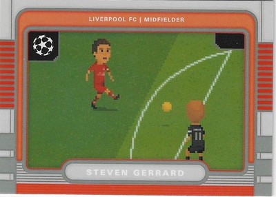 2025-26 Topps UEFA Club Competitions STEVEN GERRARD 8Bit Shots