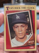 1987 Topps #315 Turn Back The Clock 1962 Maury Wills