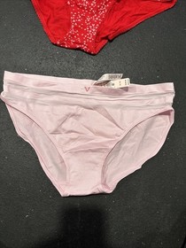Victoria's Secret Lot of 10 Panties SIZE XL New With Tags Underwear Red Pink