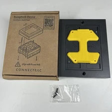 Connectrac Quad Receptacle Device CT.C.PW1.1-Q22-DG Dark Gray 120VAC 20A 60Hz