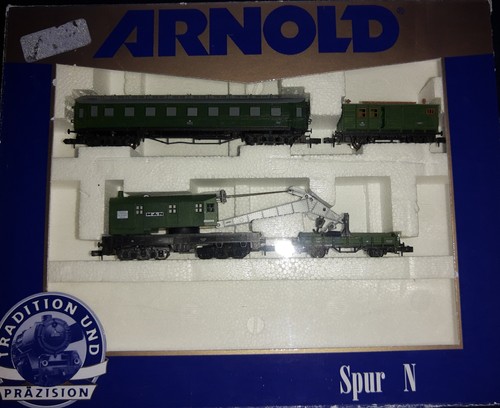 Arnold 70298 Wagen-Set Bauzug 4-teilig OVP neu selten | Zustand: Neu