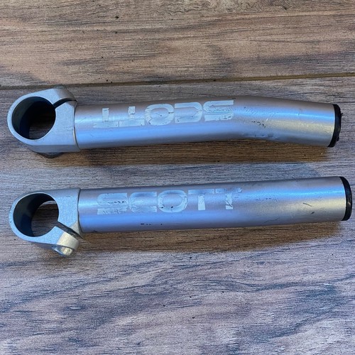 Scott Short Bend Gray Anodized Bar Ends