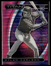 2021 Panini Chronicles #5 Dylan Carlson Titan Pink Pulsar