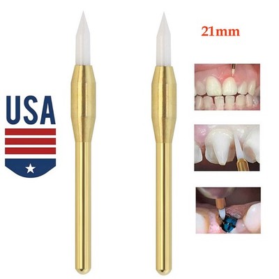 2PCS Dental Soft tissue Trimmer Soft tissue Bur Surgical precise cuts bur 21mm