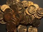 1958-D Lincoln Wheat Cent Roll — Uncirculated BU Red 🔥 50 Coins With Tube
