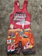 Team PA Space cadet National Team Wrestling Singlet Size AM Freeks Combat Lot