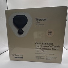 Therabody Theragun Mini 3rd Gen Massage Gun Bluetooth Cordless Multispeed Black