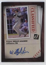 2020 Panini Donruss Classified Signatures Willy Adames #CLS-WA Auto 1j0t