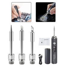 Digital Soldering Iron with Quick Heat Up and USB Charging for Repairs