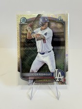 2025 Bowman Chrome Mega Mojo Refractor 1st Bowman Card # BCP-45 Victor Rodrigues