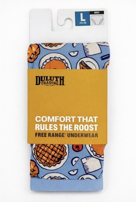 Duluth Women's Free Range Underwear Brief/Pumpkin Pie Large (14-16) NWT
