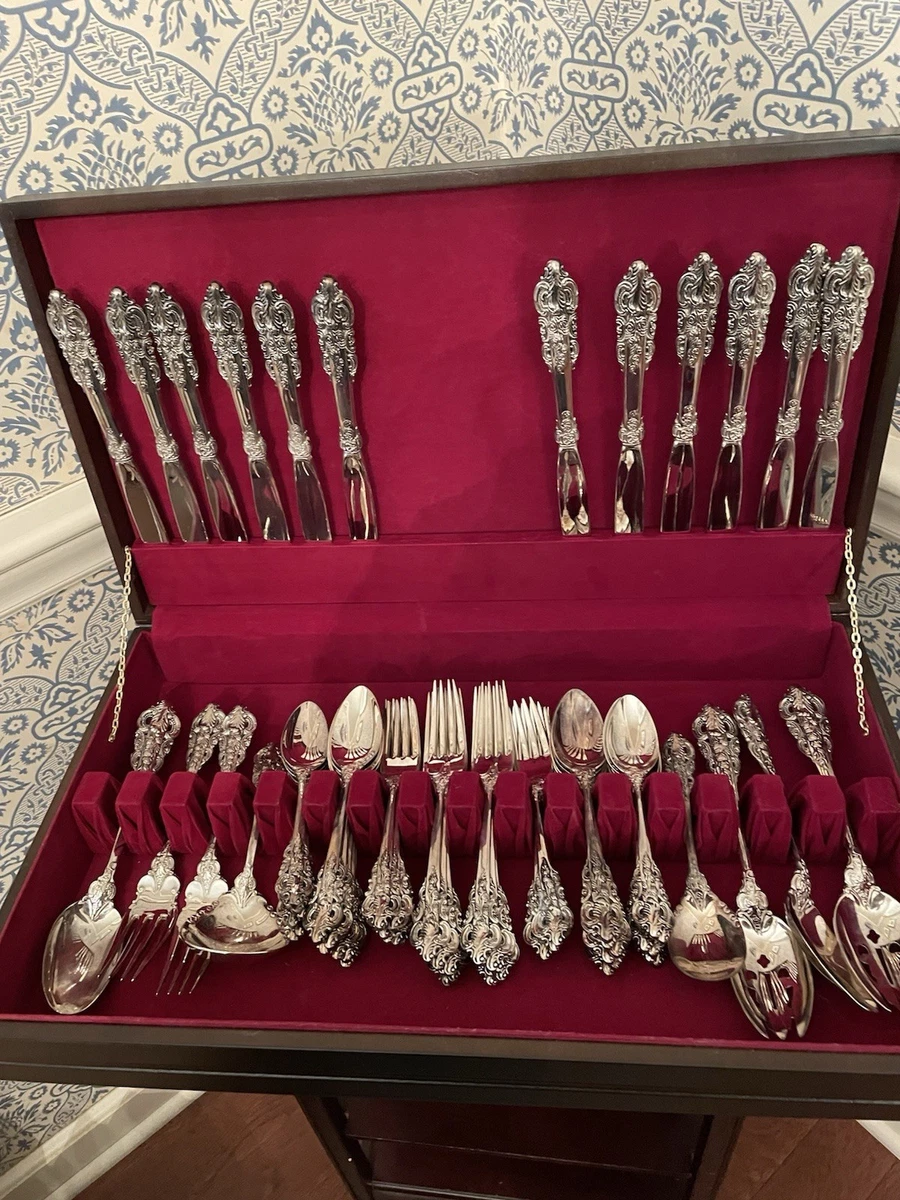 Godinger Baroque In Antique Us Silver-Plated Flatware for sale | eBay