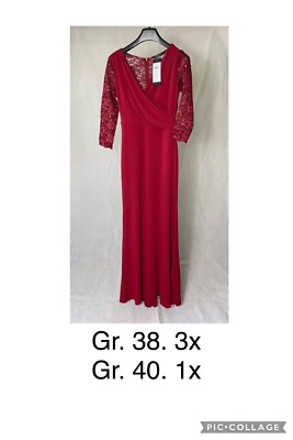 Swing Kleid Jersey Neu Größe 40 Rot 