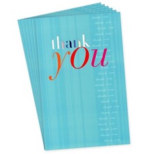 Set of 6 Sincere THANK YOU Greeting Cards  Envelopes by Premium Greetings
