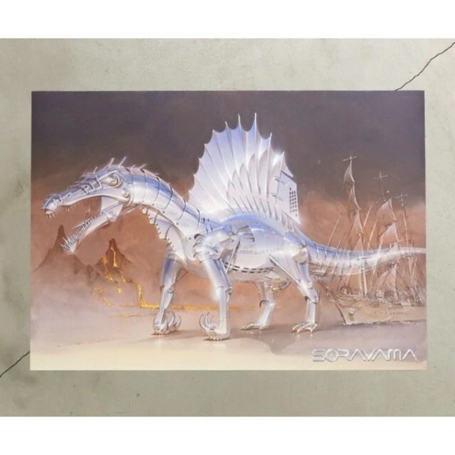 ⑤ Hajime Sorayama × 2G DINOSAUR POSTER Hajime Sorayama × 2G TOKYO DINOSAUR POSTER No Frame 594mm x