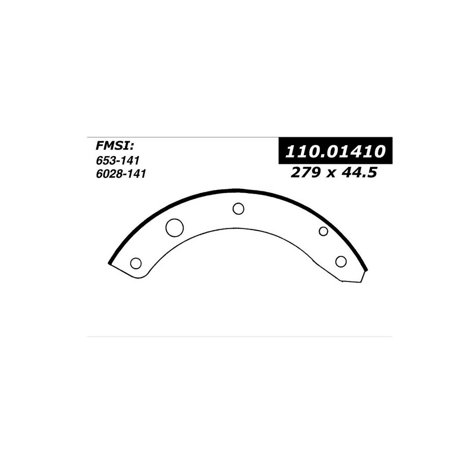 Zapata de freno de tambor trasero Centric Parts para Chevrolet AK 1941-1941 Foto 2 de 3