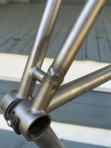 Vintage Serotta Titanium Frameset Classique Ti Bike Frame 90s Colorado Road Race - Picture 14 of 24