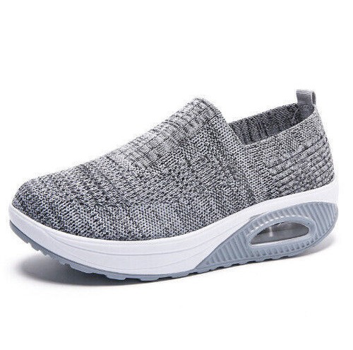 Women Shoes Orthopedic Sneakers Cushion Platform Diabetic Walking Shoes Slip On - Picture 7 of 30