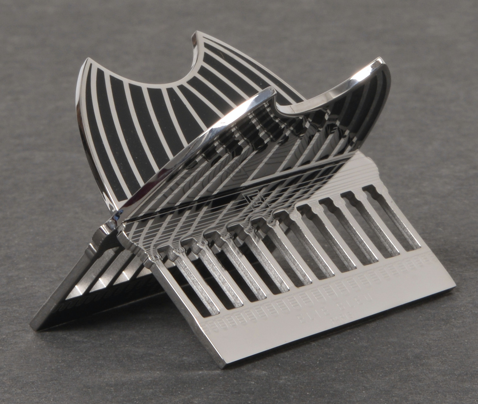 Elie Bleu Enameled Cigar Stand, Black & Silver, El Capitolio, CC19S1, New In Box