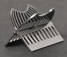 Elie Bleu Enameled Cigar Stand, Black & Silver, El Capitolio, CC19S1, New In Box