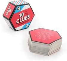 Ginger Fox - 10 Clues Quick-Thinking Card Game. Card Games for Adults and Kids
