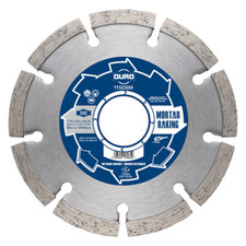 Image of Duro Mortar Raking Blade Diamond Blades Angle Grinder Mortar Removal Long Life