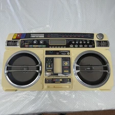 Lasonic i931 Retro Boombox iPod AM/FM Radio USB SD Card Reader Ghetto Blaster.