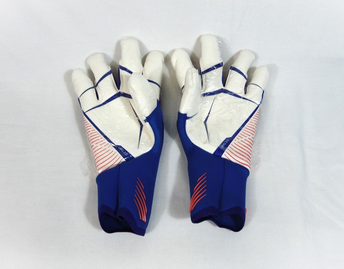 Adidas Predator GL Pro Hybrid Cut Blue & Red Goalkeeper Gloves Sz