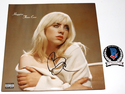 Billie Eilish ビリー・アイリッシュ 直筆サイン入り レコード LP BILLIE EILISH SIGNED 'HAPPIER THAN EVER' VINYL RECORD ALBUM LP