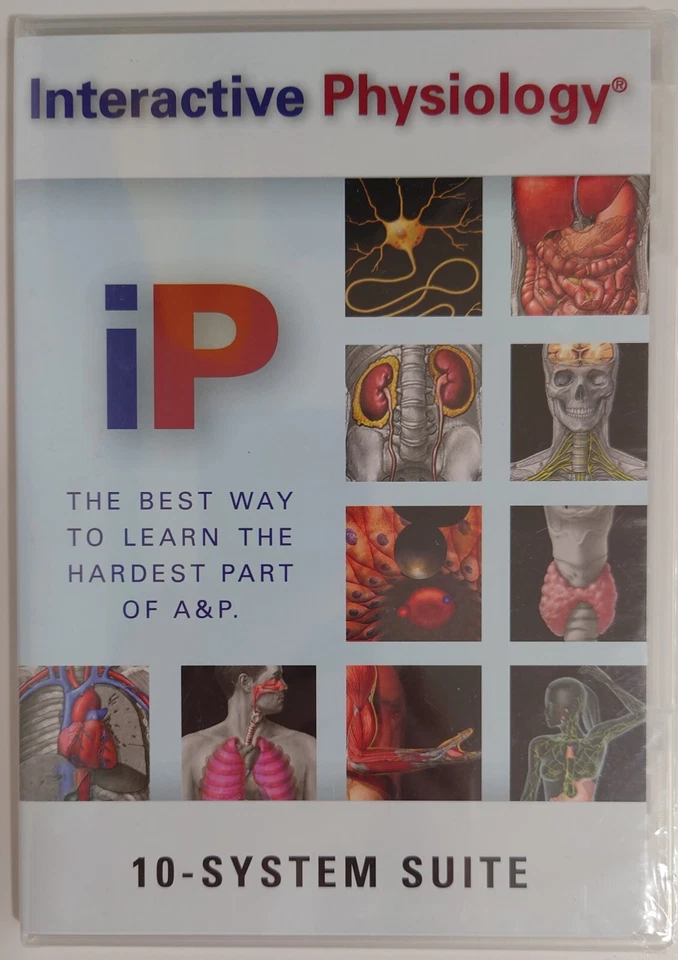 Interactive Physiology 10-System Suite CD-ROM Sealed + PhysioEx 9.1 Laboratory - Image 2 of 4