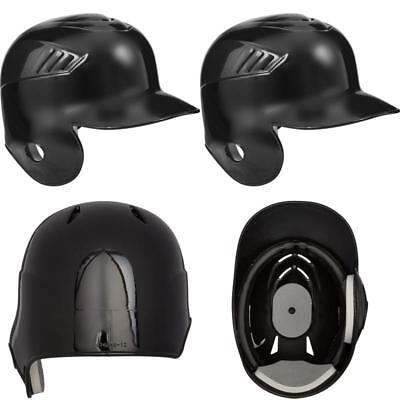 Single flap batting helmets