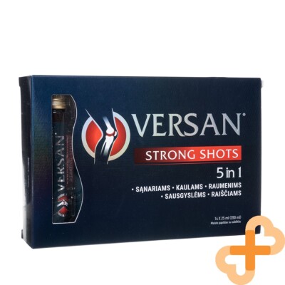 VERSAN Strong Shots 5 in 1 Joints Bones Muscle Tendons Ligaments 14 x 25ml
