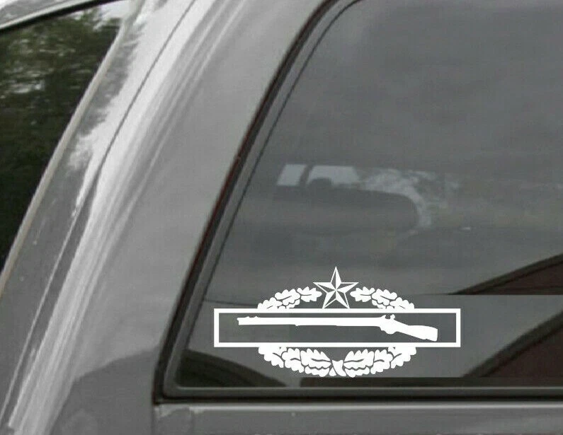 ORACAL COMBAT INFANTRY BADGE CIB 2nd Award Vinyl Window Decal Sticker