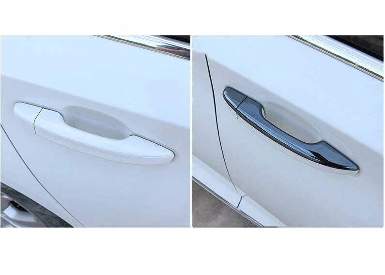 Manijas de puerta lateral de acero negro para Honda Accord 10th GL 18-2022 decoración de molduras Foto 3 de 4