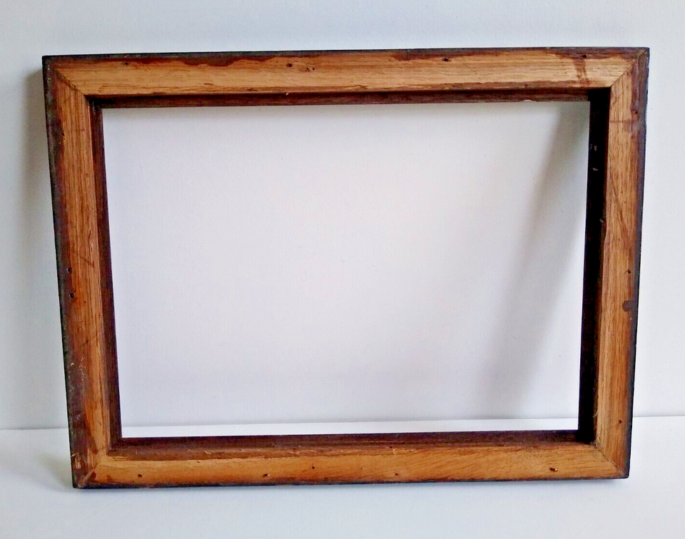 Vintage Wooden Picture Frame, No Glass eBay