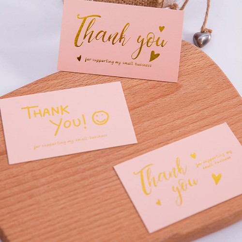 Inste 50Pcs Thank You For Your Order Cards Customer Appreciation Cards Stylish Gratitudes Cards For Shoppers I.483397765