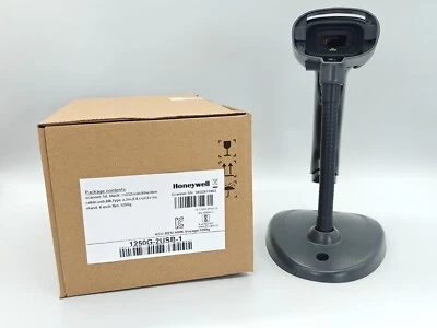 Brand New Honeywell Voyager 1250G handheld Laser Barcode Scanner USB cable Stand