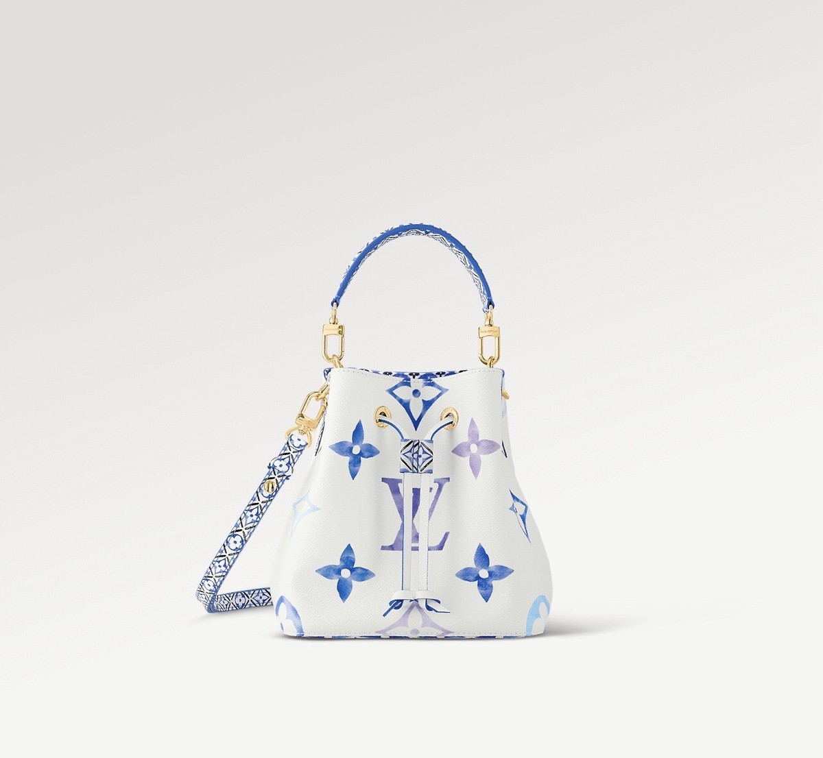 NIB Louis Vuitton NeoNoe BB By The Pool Blue M22986 💯% Authentic