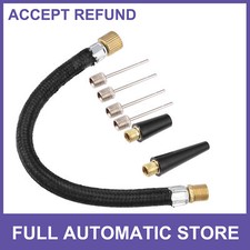 ONE Bicycle Wheel Tire Inflator Air Pump w/ Inflation Extension Hose Universal