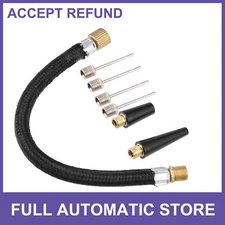 ONE Bicycle Wheel Tire Inflator Air Pump w/ Inflation Extension Hose Universal