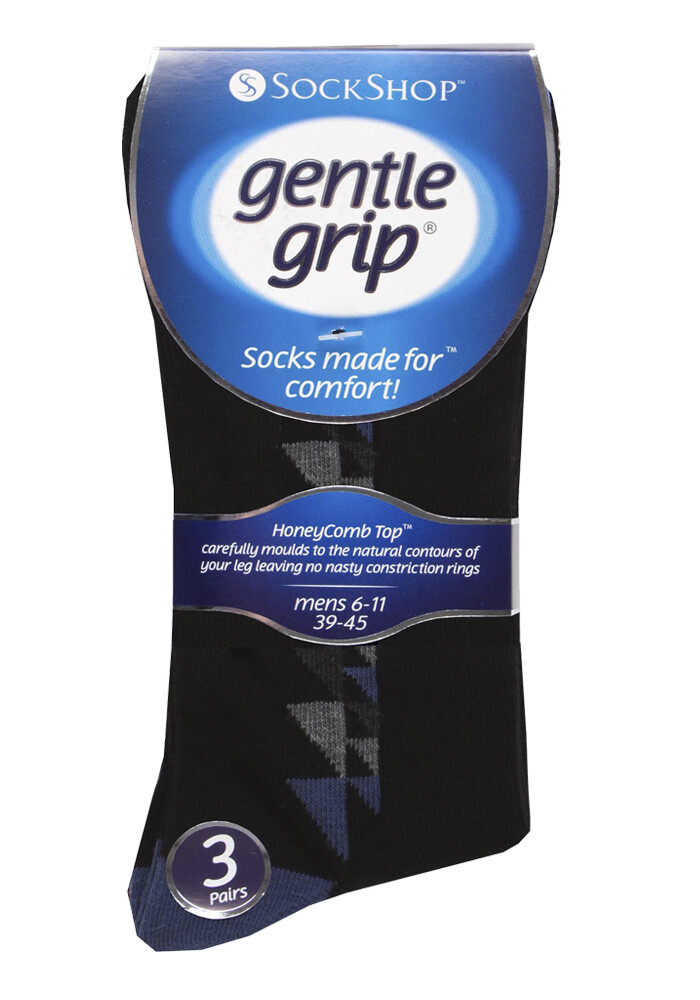 6 Pairs Mens BIGFOOT Gentle Grip Socks Size 1214 Uk, 4650 Uk