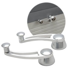 Billet Open Door Window Crank Pair Autoloc Autdnwc001 Rat Custom Muscle