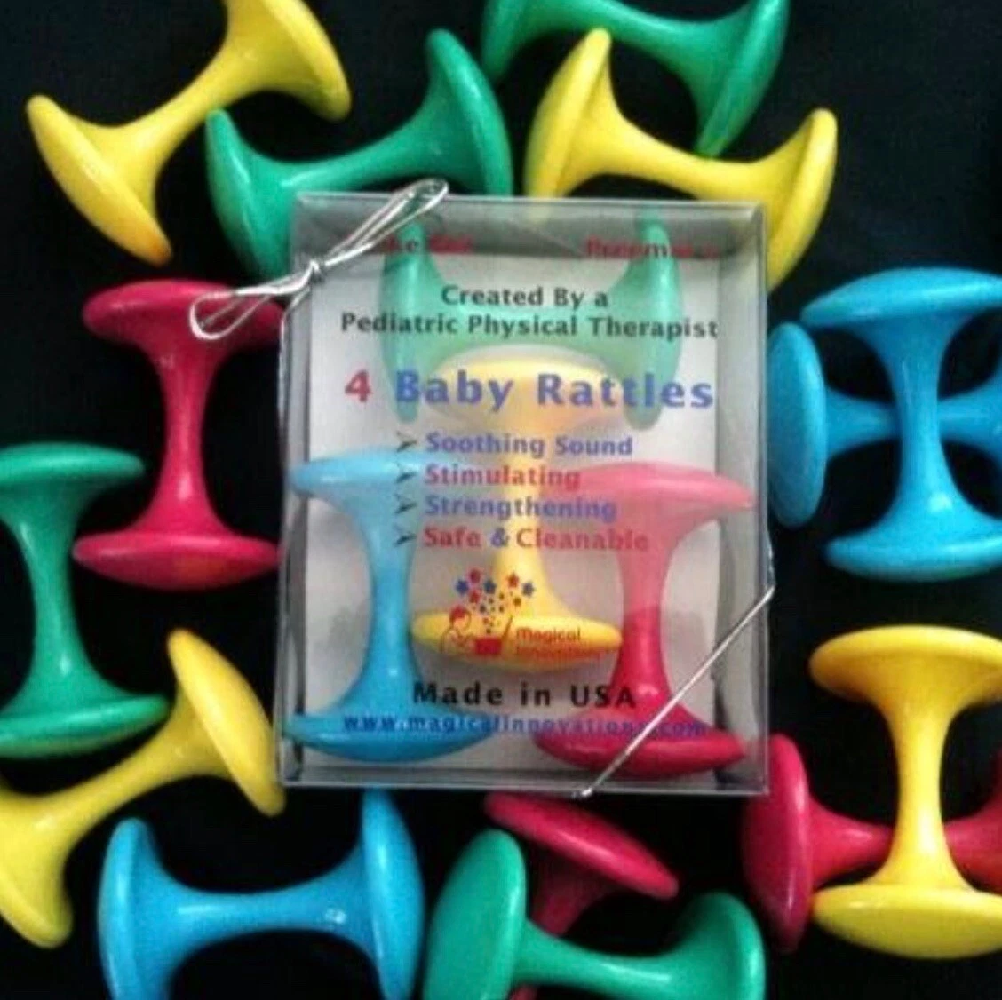 BABY RATTLES, Baby Shower Gift, Developmental Toy, Teething too!
Opens in a new window or tab